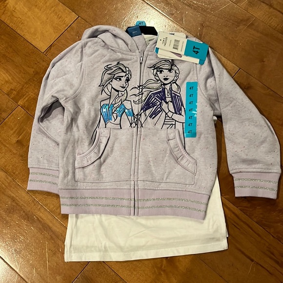 New with tags 2-piece Disney frozen set 4t - Picture 1 of 3